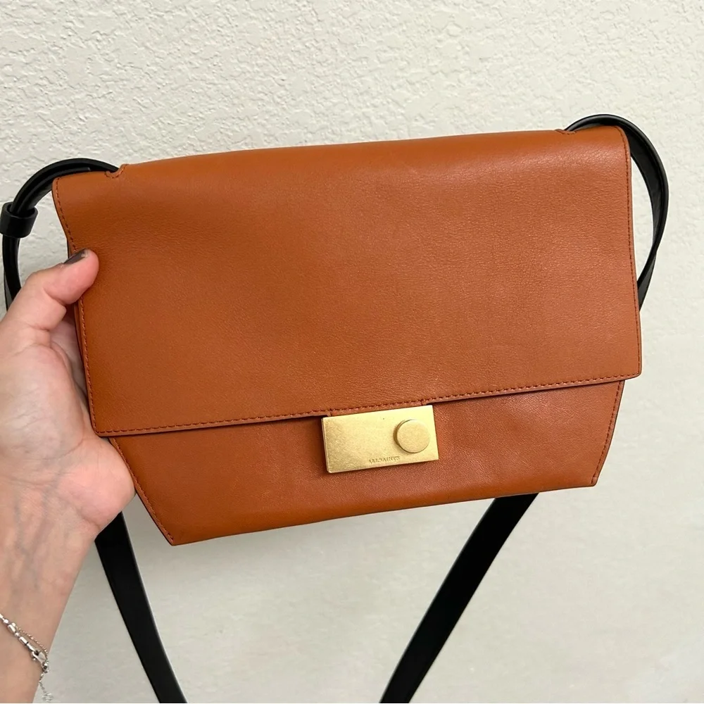 All Saints goldtone logo